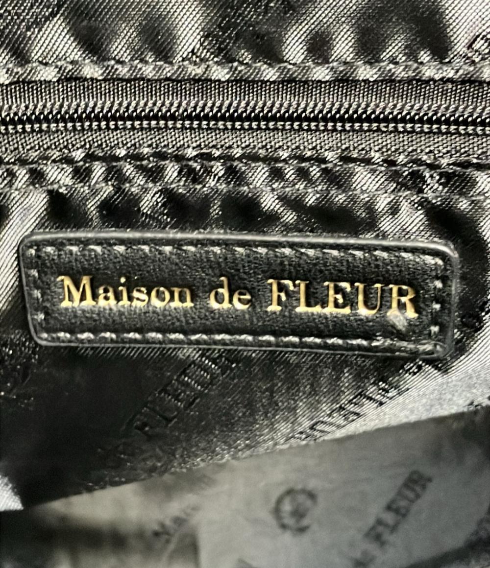 Maison de FLEUR トートバッグ モノグラムスクエア レディース メゾンドフルール