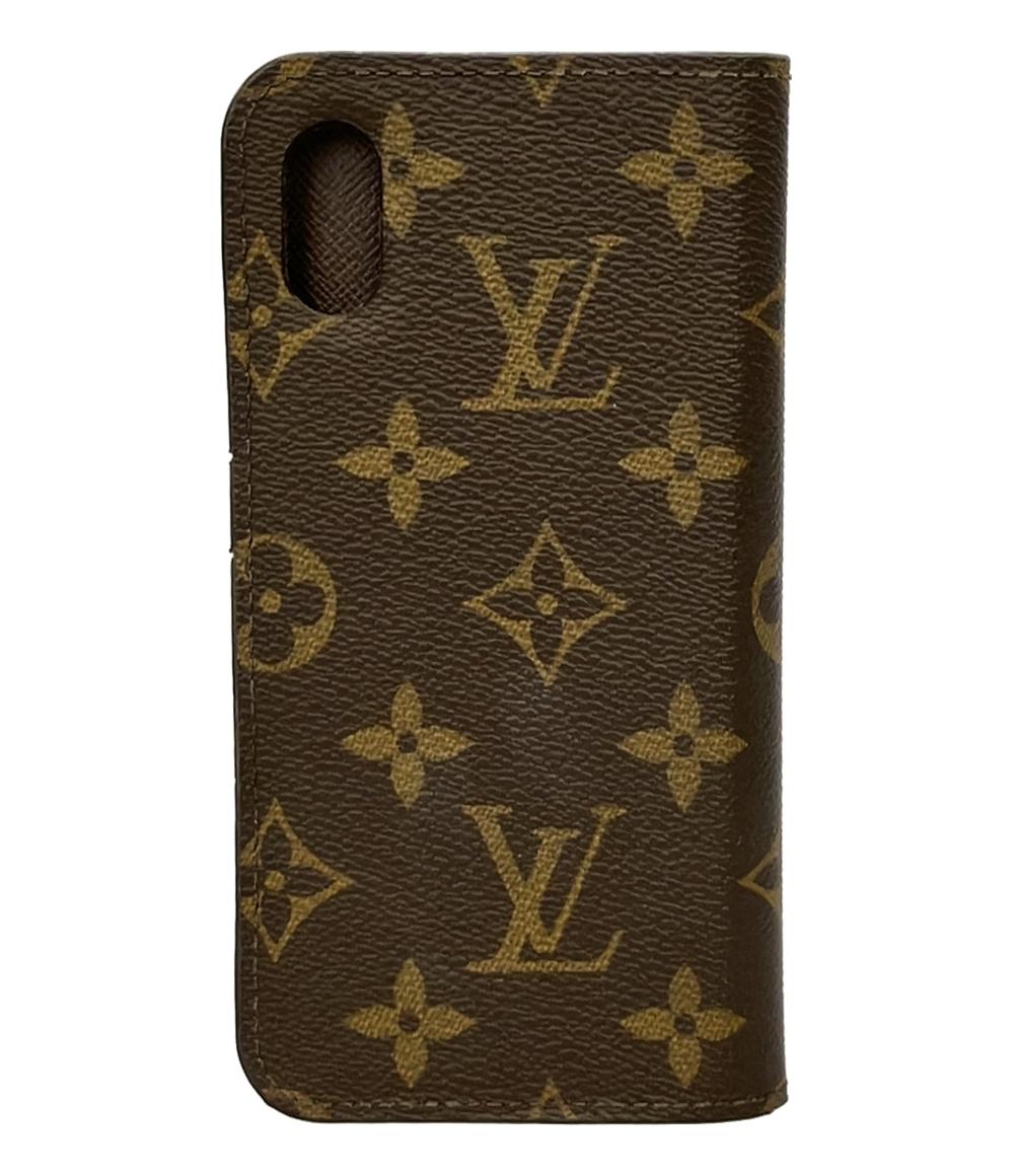 LOUIS VUITTON iphoneケース X XS モノグラム フォリオ M63433 レディース メンズ ルイ・ヴィトン