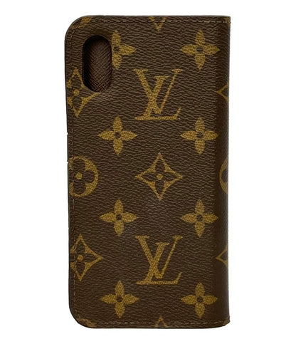 LOUIS VUITTON iphoneケース X XS モノグラム フォリオ M63433 レディース メンズ ルイ・ヴィトン