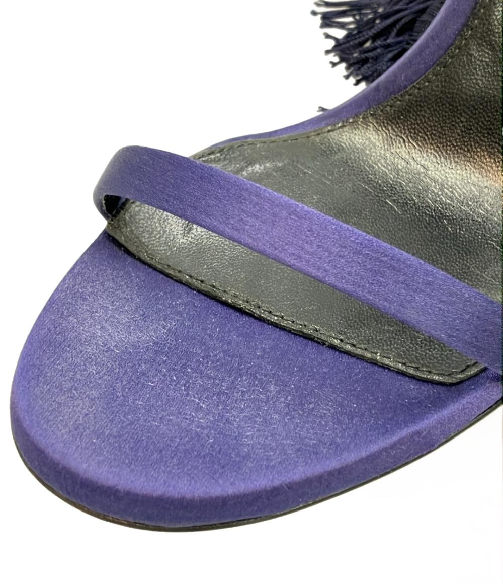 LANVIN アンクルレースアップサンダル ミュール タッセル レディース SIZE 36 (23.5cm) ランバン