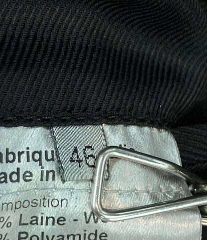 DIOR HOMME チェスターコート ラップ ブラック ウール 09AW 9H3131800315 メンズ SIZE 46 (M) ディオール・オム