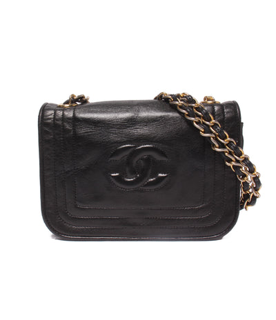 CHANEL チェーンショルダーバッグ ラムスキン ゴールド金具 肩掛け レディース シャネル