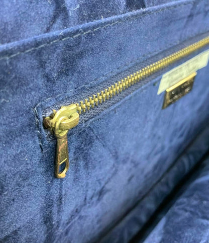 訳あり LANVIN ショルダーバッグ 肩掛け スエード レザー レディース ランバン