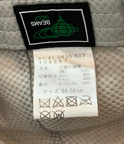 美品 ビームスゴルフ アジャスターキャップ ゴルフキャップ レディース BEAMS GOLF