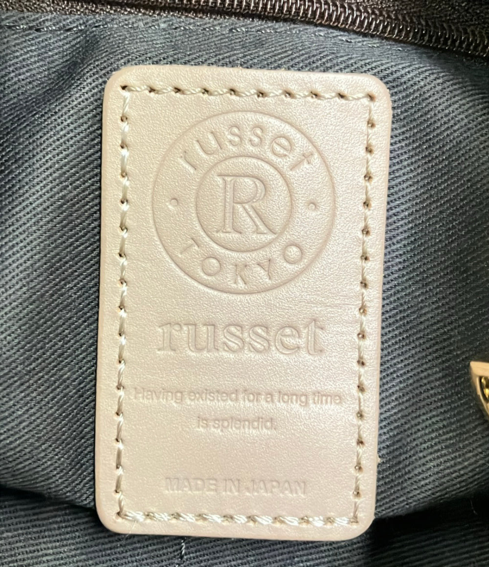 美品 russet ハンドバッグ ショルダーバッグ 2WAY 斜め掛け 本革 レディース ラシット
