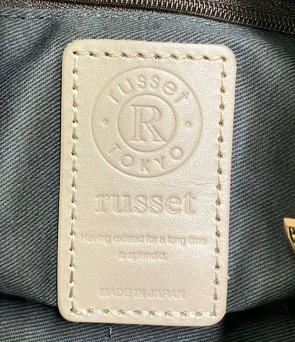 美品 russet ハンドバッグ ショルダーバッグ 2WAY 斜め掛け 本革 レディース ラシット