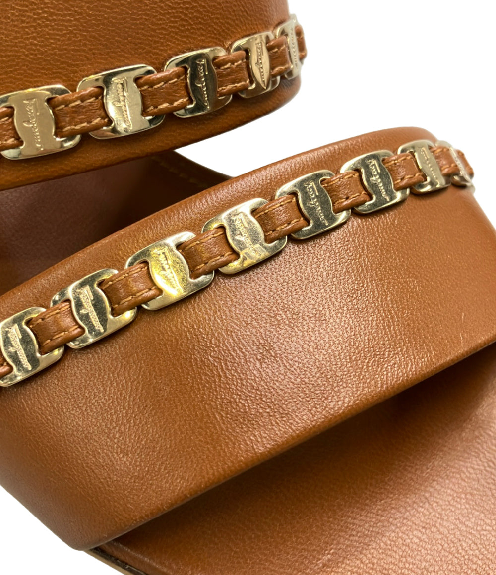 Salvatore Ferragamo ヴァラ チェーンサンダル レディース SIZE US 6 サルヴァトーレフェラガモ