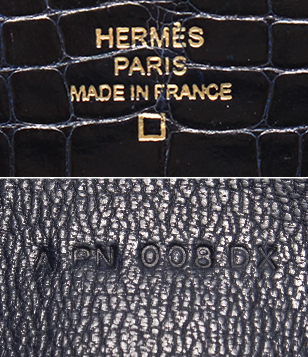 エルメス 長財布 クロコダイル アリゲーター ゴールド金具 A刻印 コンスタンスロング レディース HERMES