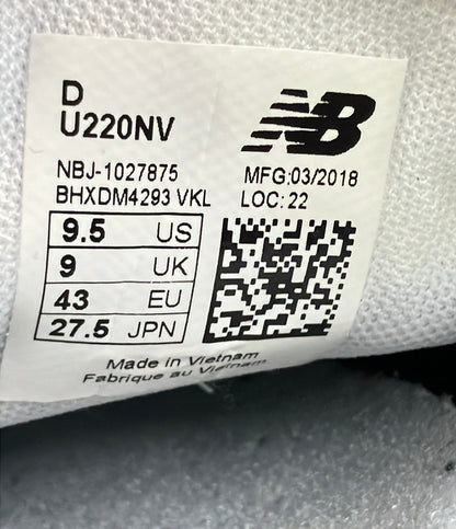NEW BALANCE ローカットスニーカー U220NV メンズ SIZE 27.5 (L) ニューバランス