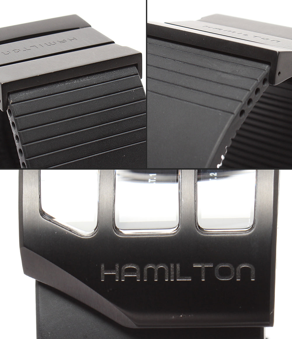 HAMILTON 腕時計 限定999本 ODC X-02 クオーツ ブラック H515710 メンズ ハミルトン
