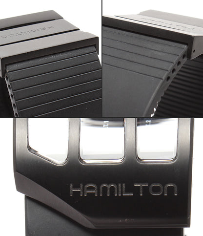 HAMILTON 腕時計 限定999本 ODC X-02 クオーツ ブラック H515710 メンズ ハミルトン