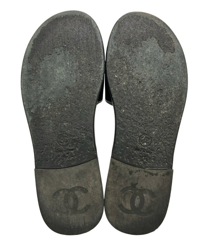 CHANEL エナメルフラットサンダル G32808 レディース SIZE 39 シャネル