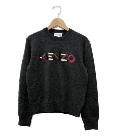 ケンゾー  ロゴ刺繍長袖ニット      レディース SIZE XS (XS以下) KENZO