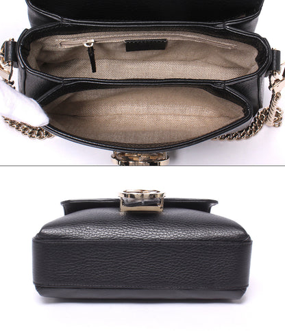 GUCCI チェーンショルダーバッグ 肩掛け 斜め掛け インターロッキングG 607720 527066 レディース グッチ