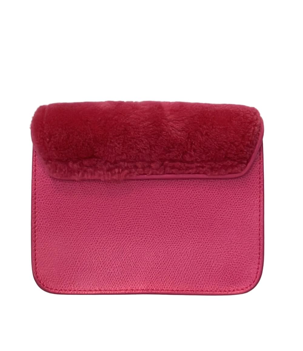 美品 Furla 2way チェーンショルダーバッグ 斜め掛け クラッチバッグ メトロポリスミニ レディース フルラ