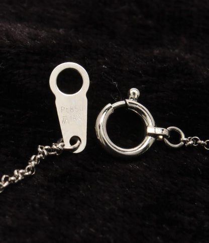 美品 ネックレス Pt900 Pt850 ダイヤ 0.399ct レディース