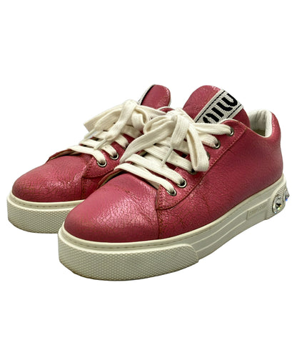 Miu Miu クラック加工ローカットスニーカー レディース SIZE 37 (23.5cm) ミュウ ミュウ