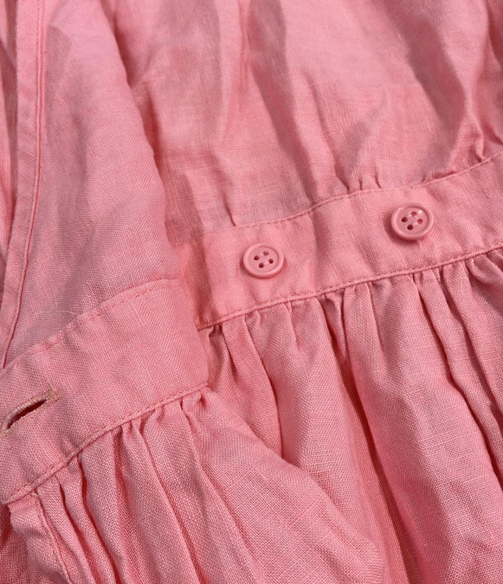 ツルバイマリコオイカワ 半袖リネンワンピース レディース SIZE F (M) Tsuru by Mariko Oikawa