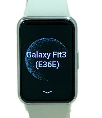 美品 SAMSUNG スマートウォッチ 腕時計 Bluetooth Galaxy Fit3 バッテリー充電 レディース メンズ サムスン電子