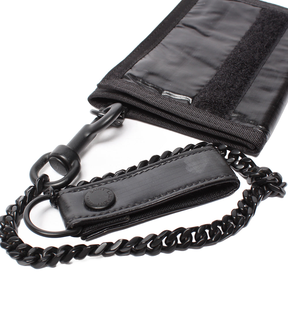 SAINT LAURENT PARIS 三つ折り財布 チェーンウォレット NUXX ヌックス メンズ サンローランパリ
