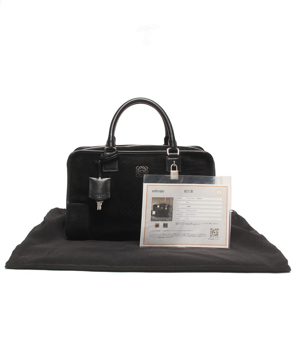 LOEWE ハンドバッグ シルバー金具 アマソナ36 061401 レディース