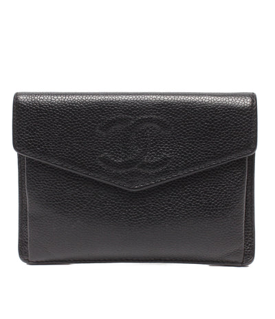 CHANEL コインケース カードケース キャビアスキン ココマーク ゴールド金具 ５番台 レディース シャネル
