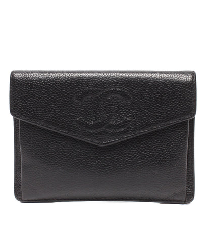 CHANEL コインケース カードケース キャビアスキン ココマーク ゴールド金具 ５番台 レディース シャネル