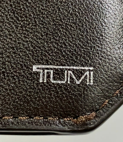 美品 TUMI 二つ折り財布 パスポートケース トラベルウォレット メンズ トゥミ