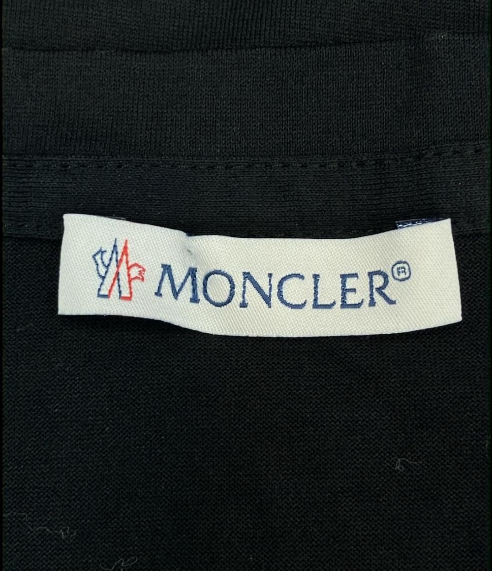 MONCLER 半袖Tシャツ 肩ロゴワッペン E10938086261 V8002 レディース SIZE L モンクレール