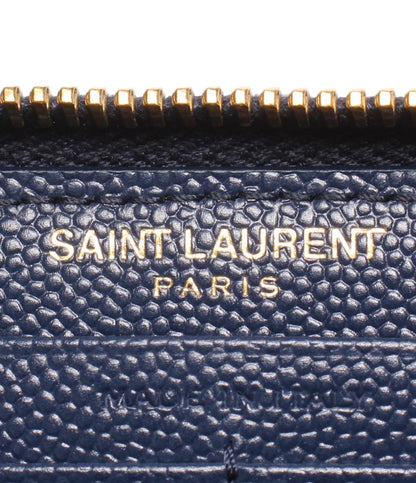 美品 SAINT LAURENT PARIS ラウンドファスナー長財布 358094 レディース サンローランパリ