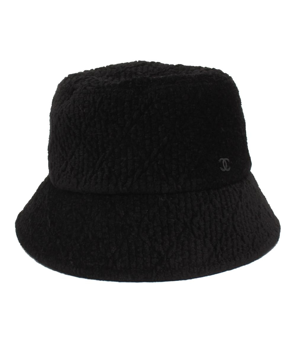 CHANEL バケットハット ベロア ココマーク レディース SIZE M シャネル