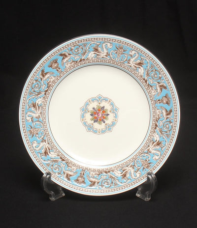 美品 ウェッジウッド プレート 皿 21cm フロレンティーン ターコイズ WEDGWOOD