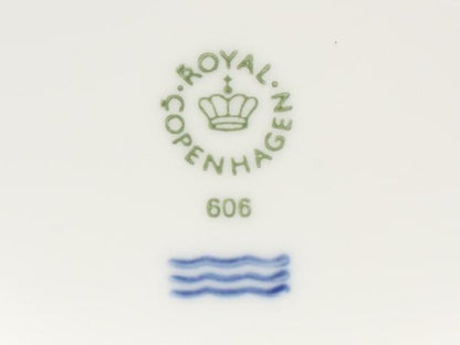 美品 Royal Copenhagen ディーププレート パスタプレート 深皿 24cm ホワイトフルーテッド ロイヤルコペンハーゲン