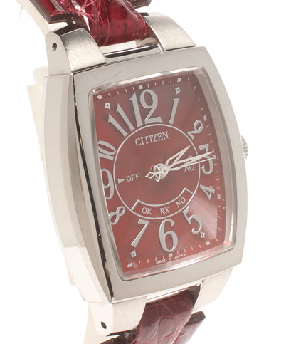 CITIZEN 腕時計 クロスシー xC 電波ソーラー ソーラー レッド H335-T012329 レディース シチズン