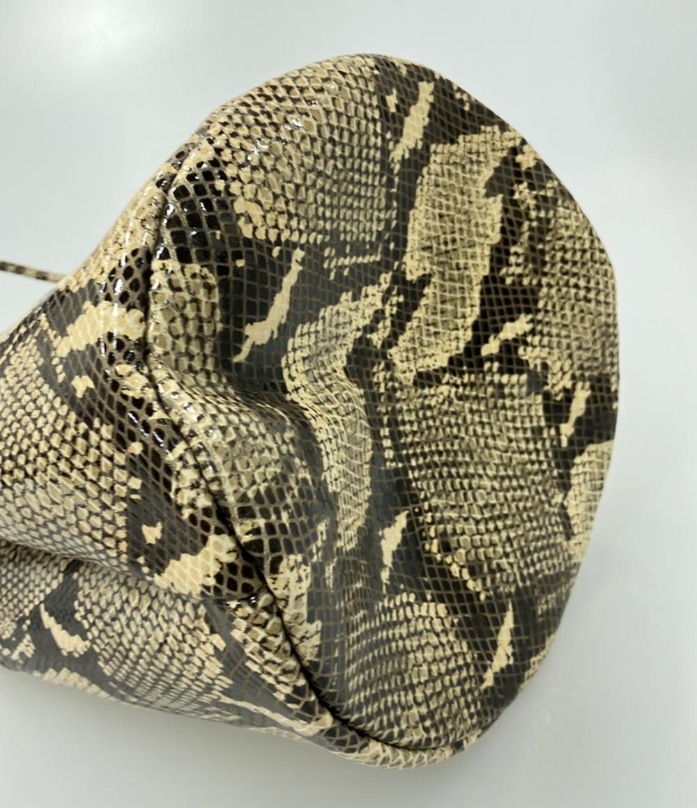 マルコマージ パイソン巾着ショルダーバッグ 肩掛け レディース MARCO MASI