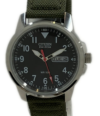 CITIZEN 腕時計 エコドライブ ソーラー ブラック BM8180-03E メンズ シチズン