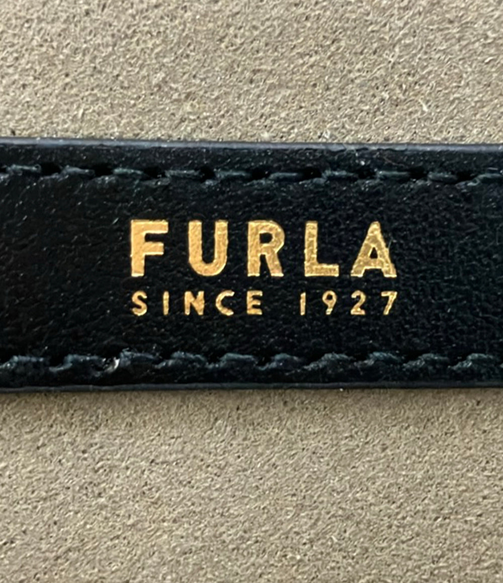 美品 FURLA ショルダーバッグ ショルダーポーチ 斜め掛け レザー レディース フルラ
