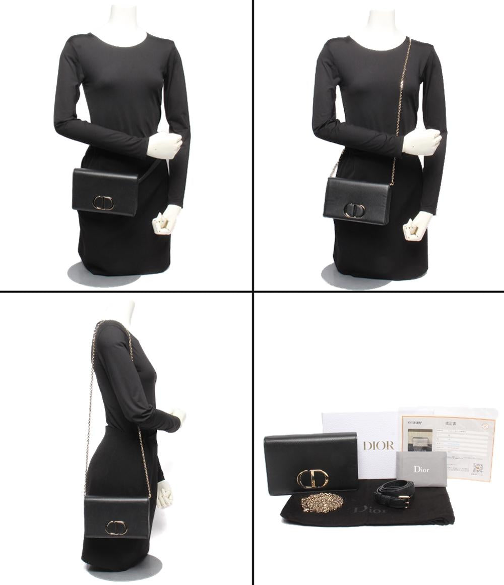 Christian Dior 2WAYウエストバッグ チェーンショルダーバッグ 肩掛け 30 モンテーニュ 2-in-1 ポーチ レディース クリスチャンディオール
