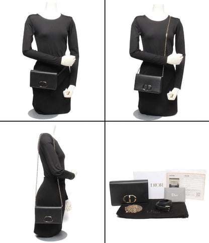 Christian Dior 2WAYウエストバッグ チェーンショルダーバッグ 肩掛け 30 モンテーニュ 2-in-1 ポーチ レディース クリスチャンディオール