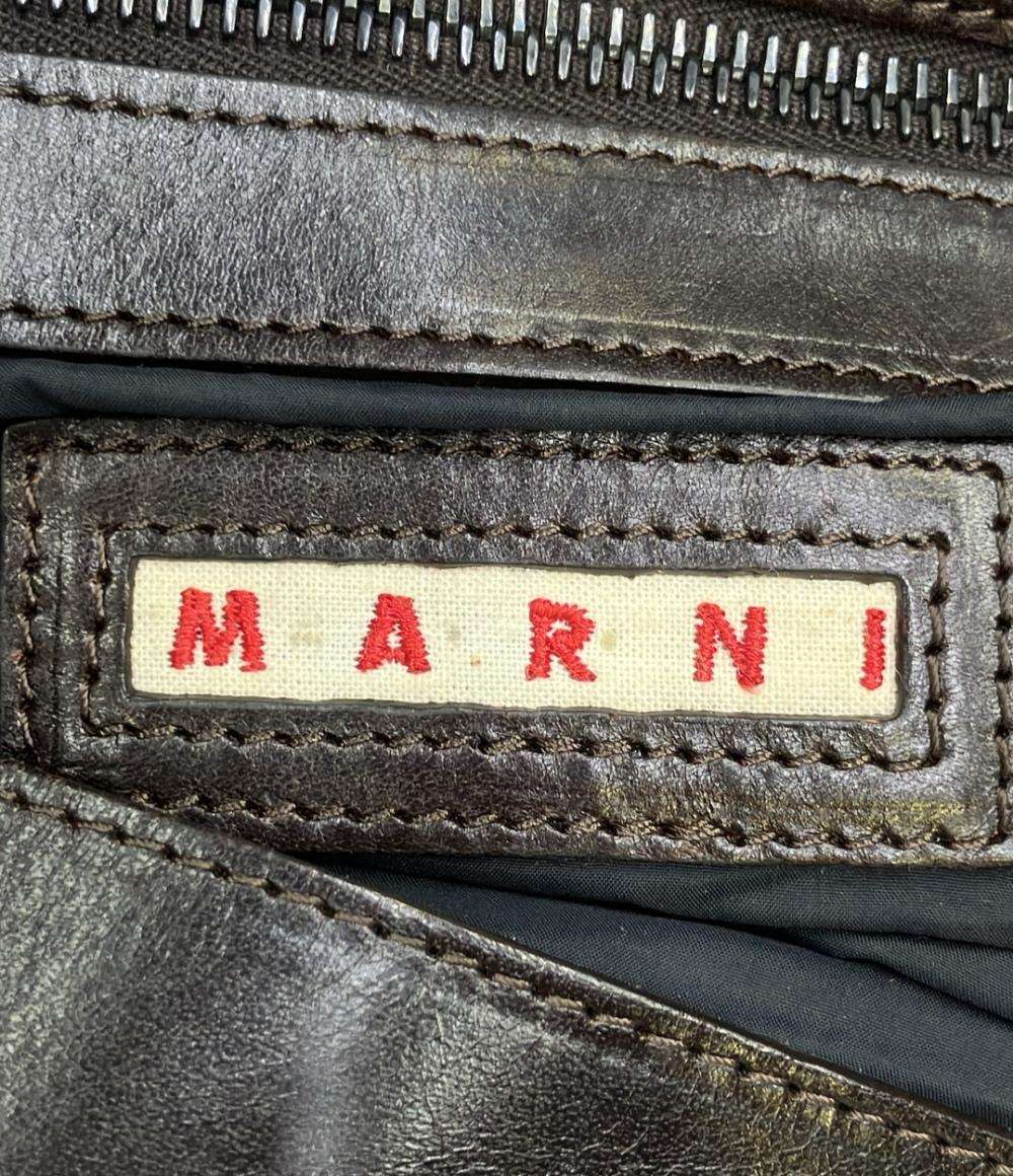 マルニ 2WAY ハンドバッグ ショルダーバッグ 斜め掛け バルーンバッグ レディース MARNI