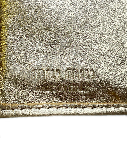 Miu Miu 二つ折り財布 レディース ミュウ ミュウ