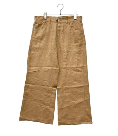 Emporio Armani パンツ リネン ワイド 3L2J33 2N0ZZ レディース SIZE 28 (L) エンポリオ・アルマーニ