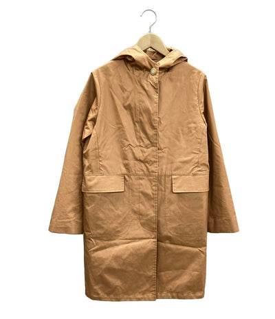 美品 トラディショナルウェザーウェア フーデッドハーフコート アウター ジャケット レディース SIZE 36 (XS) Traditional Weatherwear