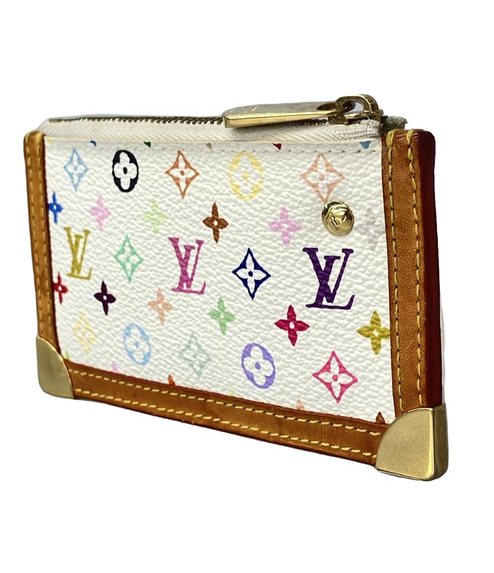 訳あり ルイヴィトン コインケース ポシェットクレ モノグラムマルチカラー M92655 レディース LOUIS VUITTON