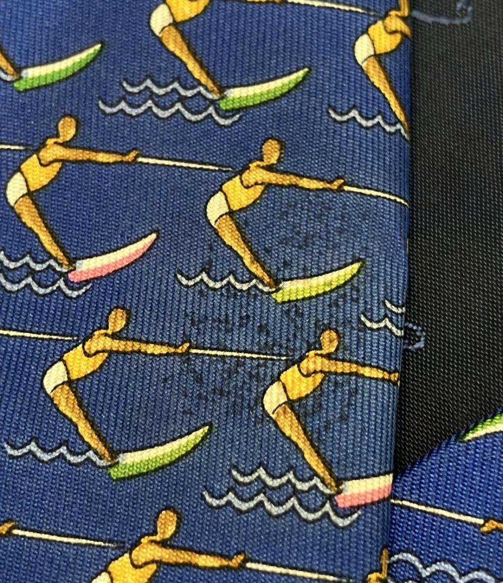 サルヴァトーレフェラガモ ネクタイ シルク100% メンズ Salvatore Ferragamo