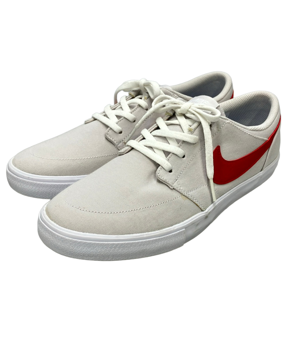 美品 NIKE SB ローカットスニーカー ポートモア 2 ソーラー キャンバス 880268-008 メンズ SIZE 28.0 ナイキエスビー