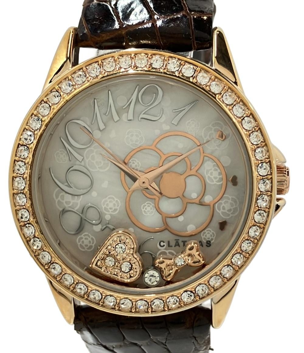 CLATHAS 腕時計 クオーツ シェル レディース クレイサス