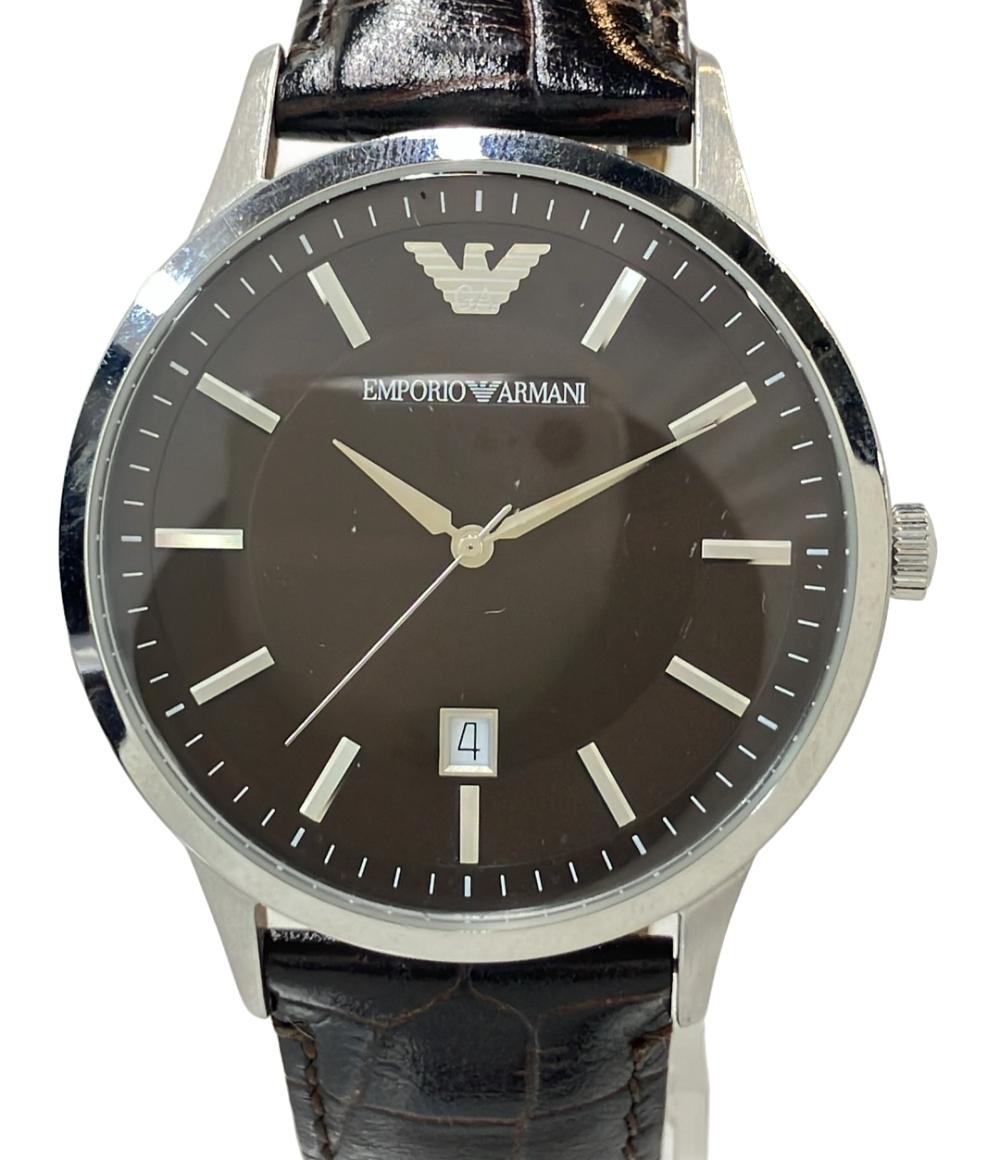 Emporio Armani 腕時計 クオーツ ブラウン AR-2413 メンズ エンポリオ・アルマーニ
