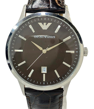 Emporio Armani 腕時計 クオーツ ブラウン AR-2413 メンズ エンポリオ・アルマーニ
