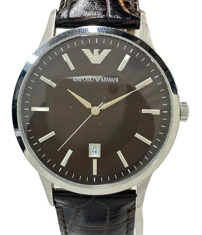 Emporio Armani 腕時計 クオーツ ブラウン AR-2413 メンズ エンポリオ・アルマーニ